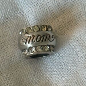 Brighton Mom spacer charm with crystals
